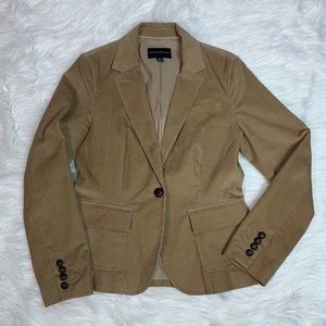 Banana Republic Tan Corduroy Blazer